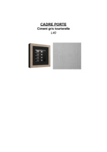 Ciment gris tourterelle L40