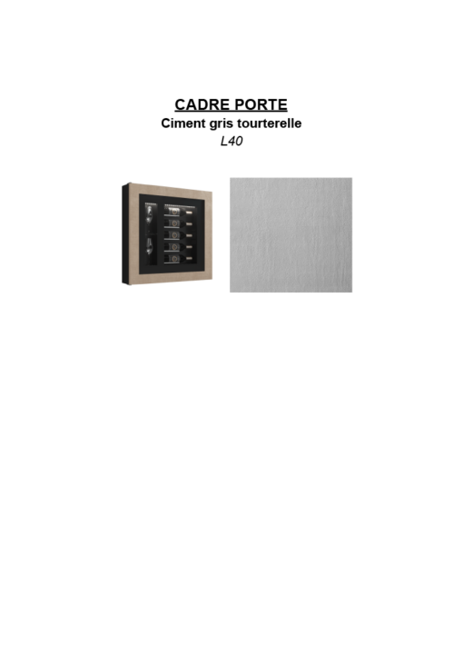 Ciment gris tourterelle L40
