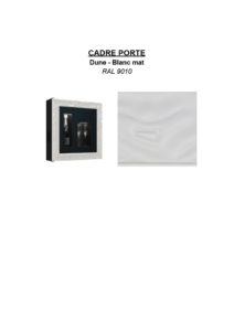 Dune blanc mat RAL9010