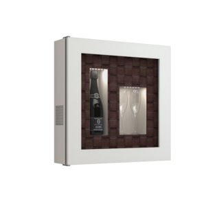 Cadre Vin 1 bouteilles + 2 verres (QV12)
